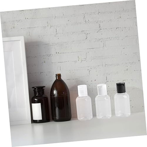 Miniatura 7 de Zerodeko Dispensadores de jabón 12pcs Loción Botella Dispensador de loción Dispensador de botellas Jabón cosmético Blanco Viaje Recipiente recargable