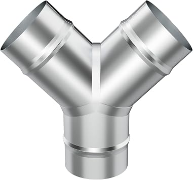 4" Duct Splitter for Exhaust Fan Dryer Vent Hose