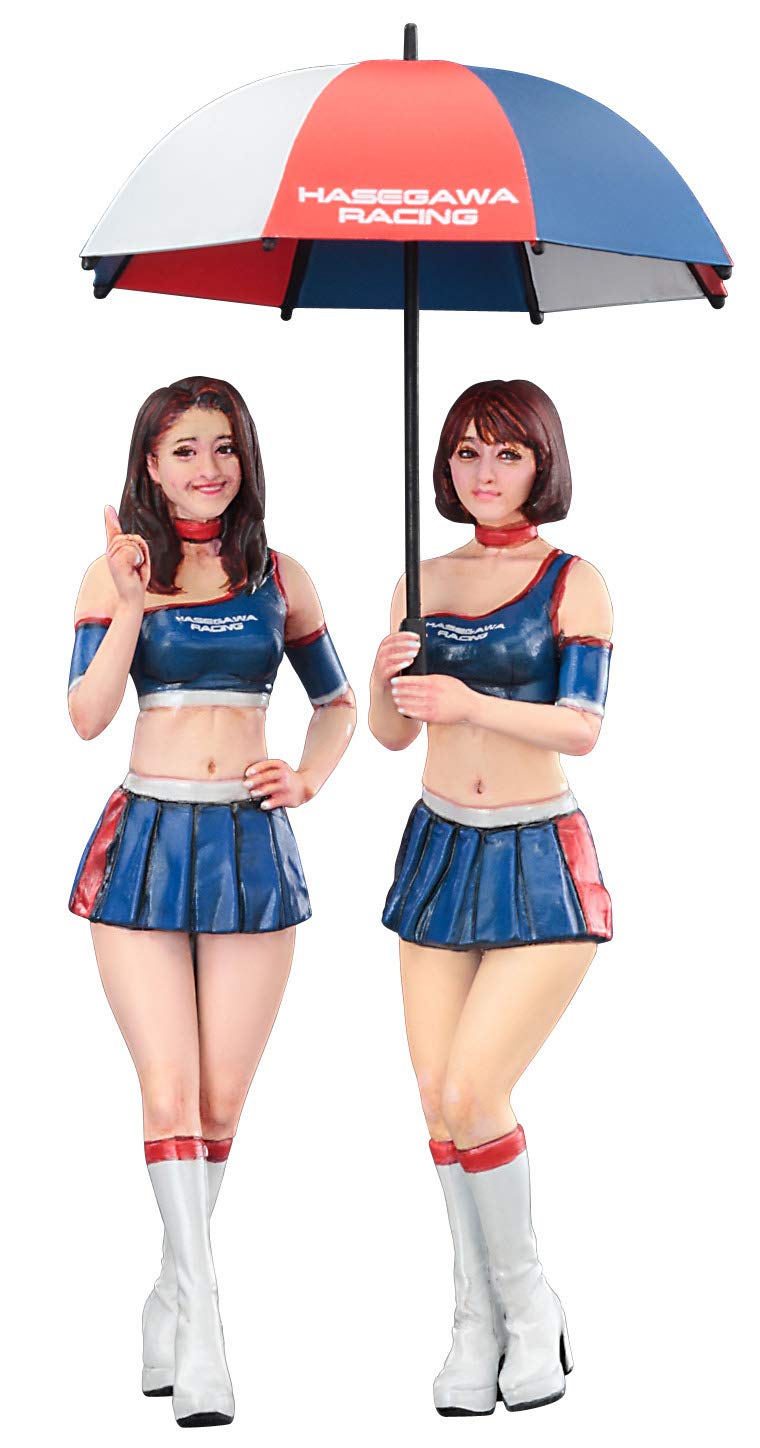 Hasegawa FC09 Lot de 2 Figurines Race Queens 1/24