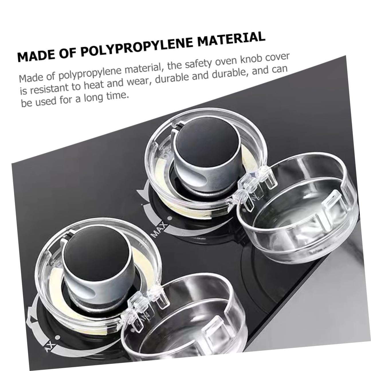8Pcs Gas Stove Knob Covers Safety Protection Guards for Kitchen Essentials Childproof Prevent Gas Leakage and Burns Easy Adult Access