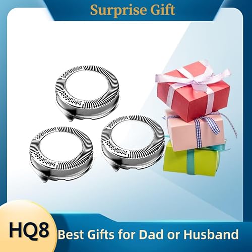 Miniatura 5 de 3 cabezales de repuesto HQ8 para afeitadora 7340xl PT730 PT735 AT810 AT811 AT830 AT880, afeitadora eléctrica de corte cerrado para hombre para un