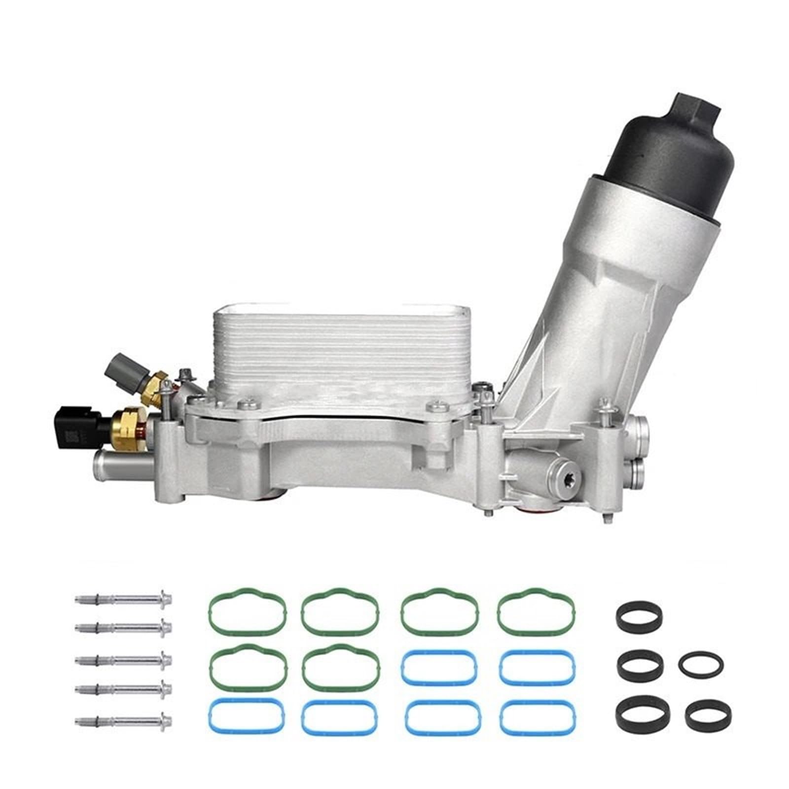 Chłodnica oleju samochodowego Pasuje do Dodge pasuje podróży Jeep Chrysler Ram 3.6L V6 68310865AB aluminiowa obudowa adaptera filtra oleju Płyta chłodząca