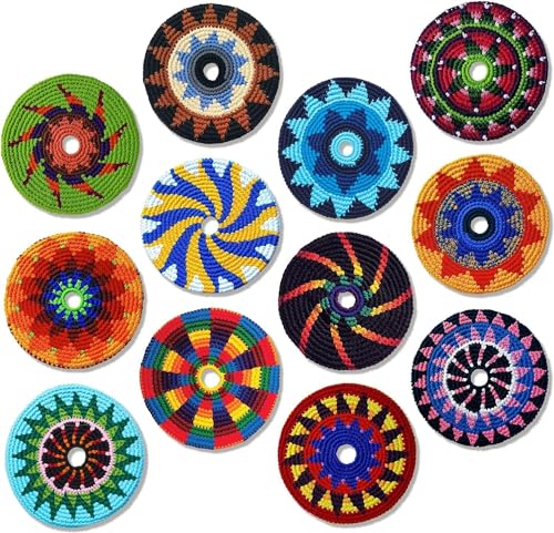 Buena Onda El Grande Flying Disc - 8'' Flexible Sport Disc for Indoor and Outdoor Play - Amazing Handmade Quality from Guatamala - Pocket Discs are Played in Over 20 Family Fun Games - K'iche by Buena Onda Games - Used condition - Image 2