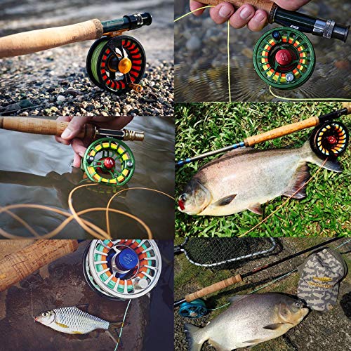 Maxcatch Double Taper Floating Fly Fishing Line: 2-8F, 100 Ft In Orange Or Moss Green (Fluo Yellow, Dt3F) #TOP5