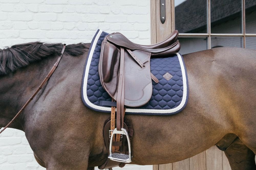 Kentucky Horsewear – mantilla – con cordón trenzado – mantilla – doma – azul marino