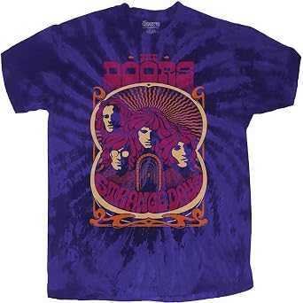 The Doors T Shirt Strange Days Band Logo Official Tie Dye Unisex