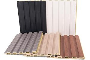 Art3d Slat Wall Decor Paneling: 3D Wall Art for Sleek Interior Designs and Sound Absorption