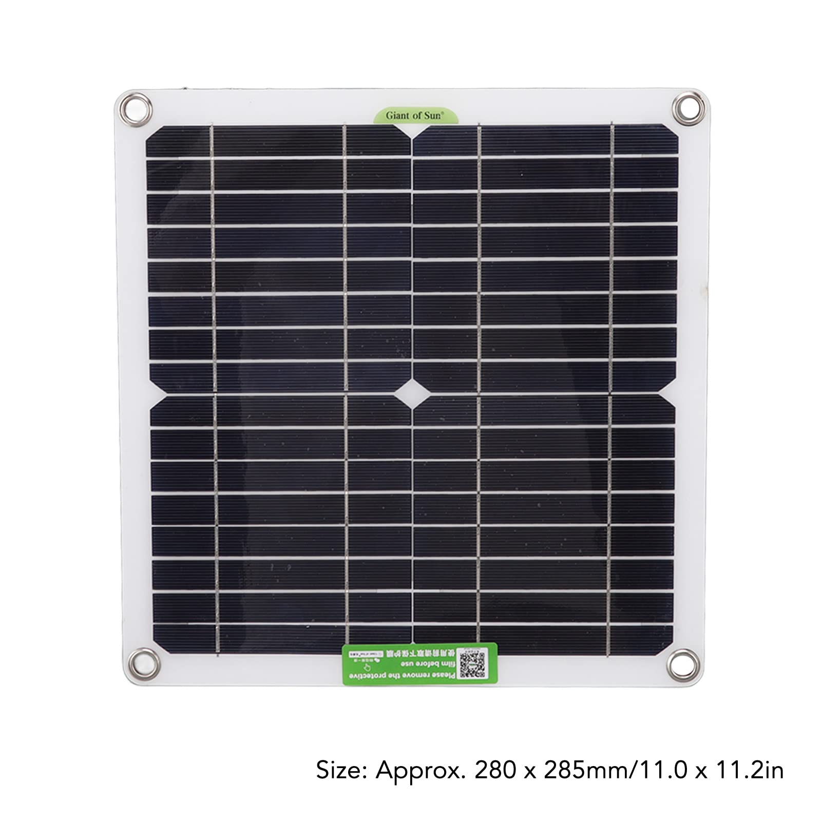 Marhynchus Kit de Panel Solar de 40W DC12V a 220V 220W Kit de Cargador Solar con Puertos USB Duales para Acampar Al Aire Libre Cas de Senderismo Casas