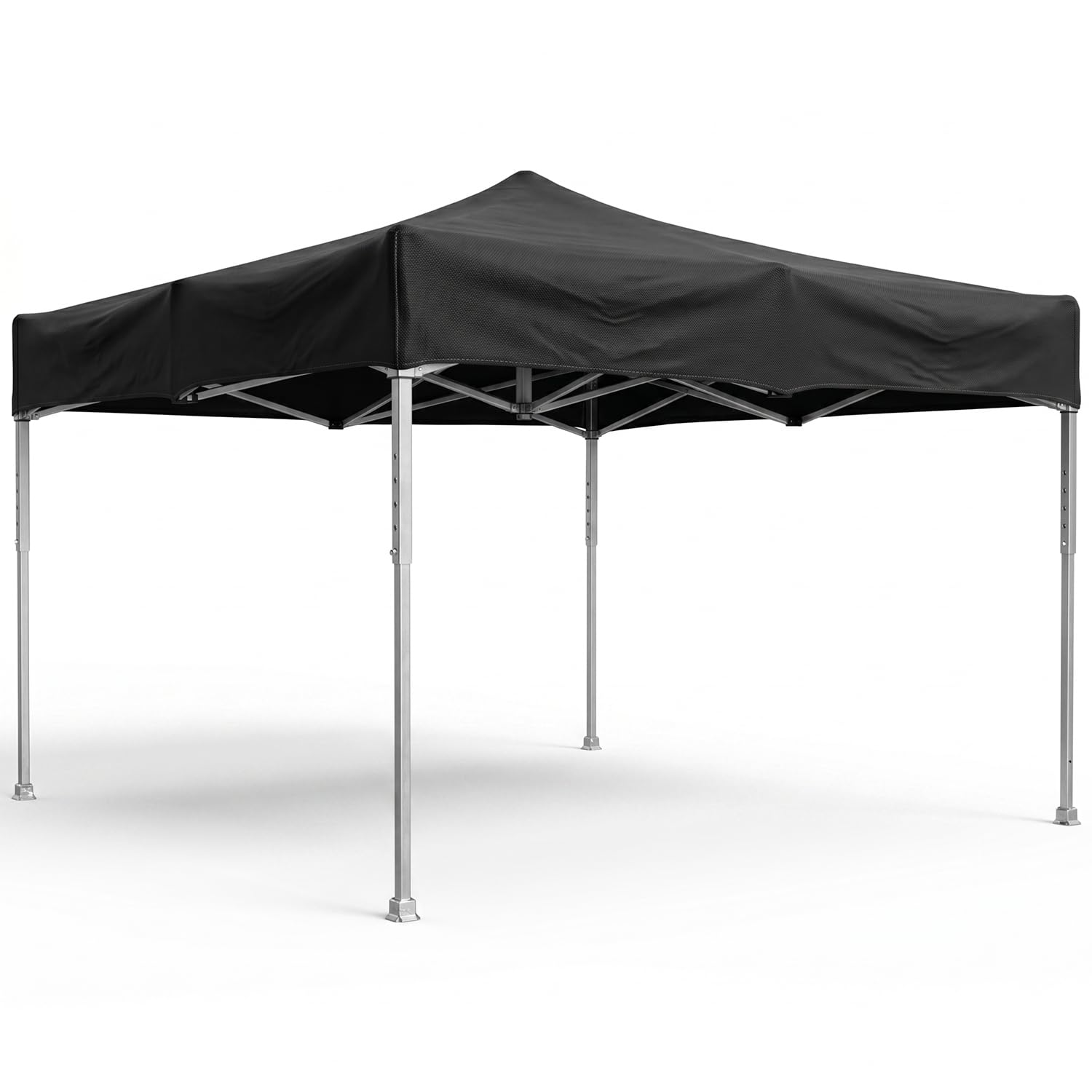 ORILEY Heavy Duty Gazebo Tent 10x10 ft | 22 Kg Strong Frame | Foldable Pop-Up Canopy Tent with 4 Side Open | UV Protection Outdoor Folding Tent for Garden, Terrace, Events & Promotional Use (Black)-image-45