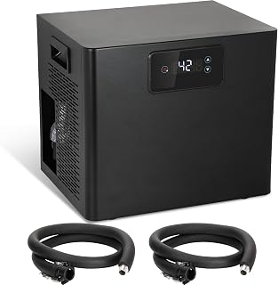 MARGAR Ice Bath Water Chiller for Cold Plunge Tubs with Built-in Pump & Filter, 1/3 HP Cold Plunge Chiller, Ice Bath Chiller for Ice Bath Cold Therapy Recovery, Submersible Pump, 110V