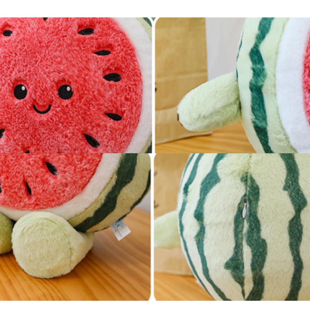 XIYUAN 35cm -Soft Toys Fruit Serie Watermelon Fruit Plush Doll Pillow Stuffed Throw Pillows - Image 4