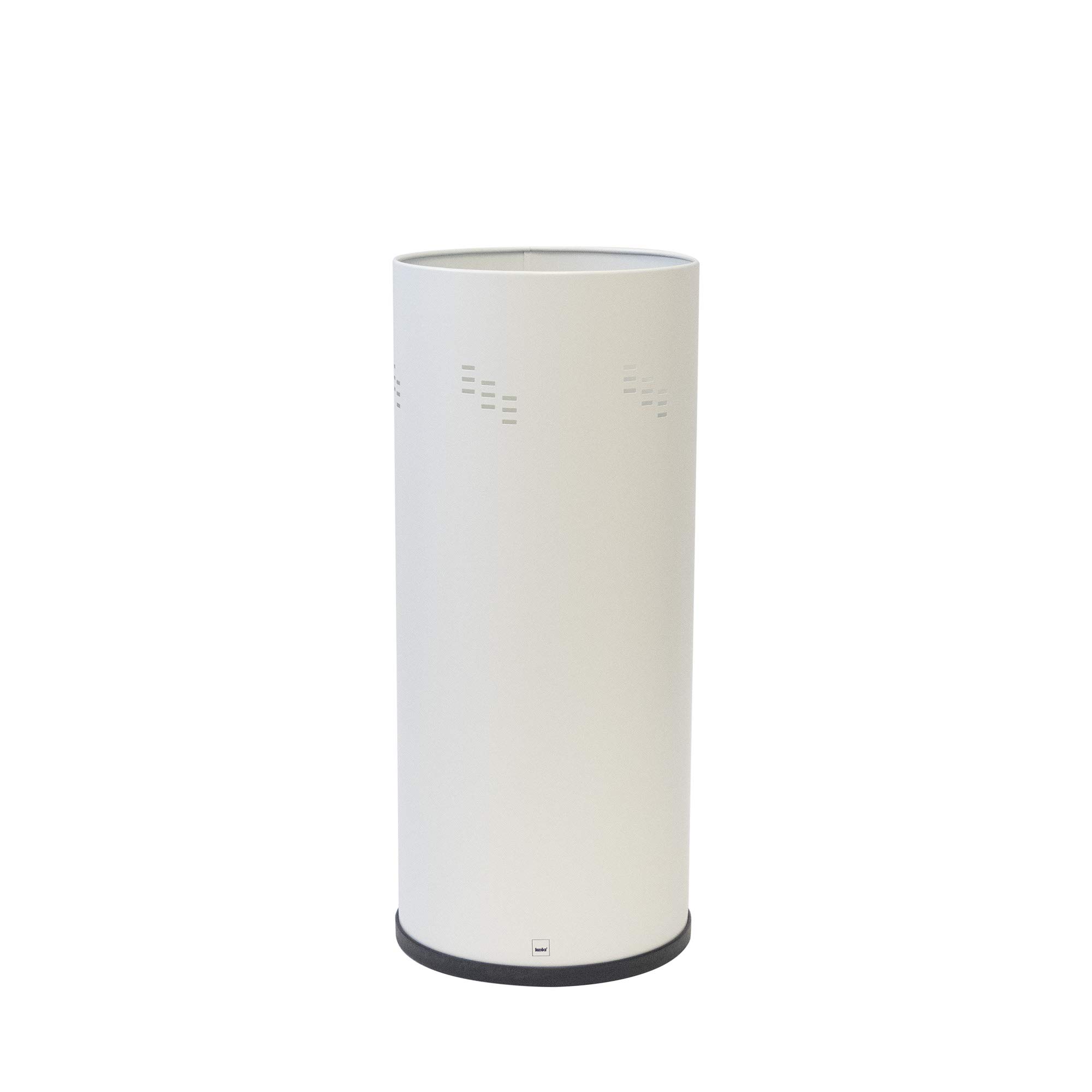 kela umbrella stand white, stainless steel umbrella holder with water collection tray, height 50 cm, SWING