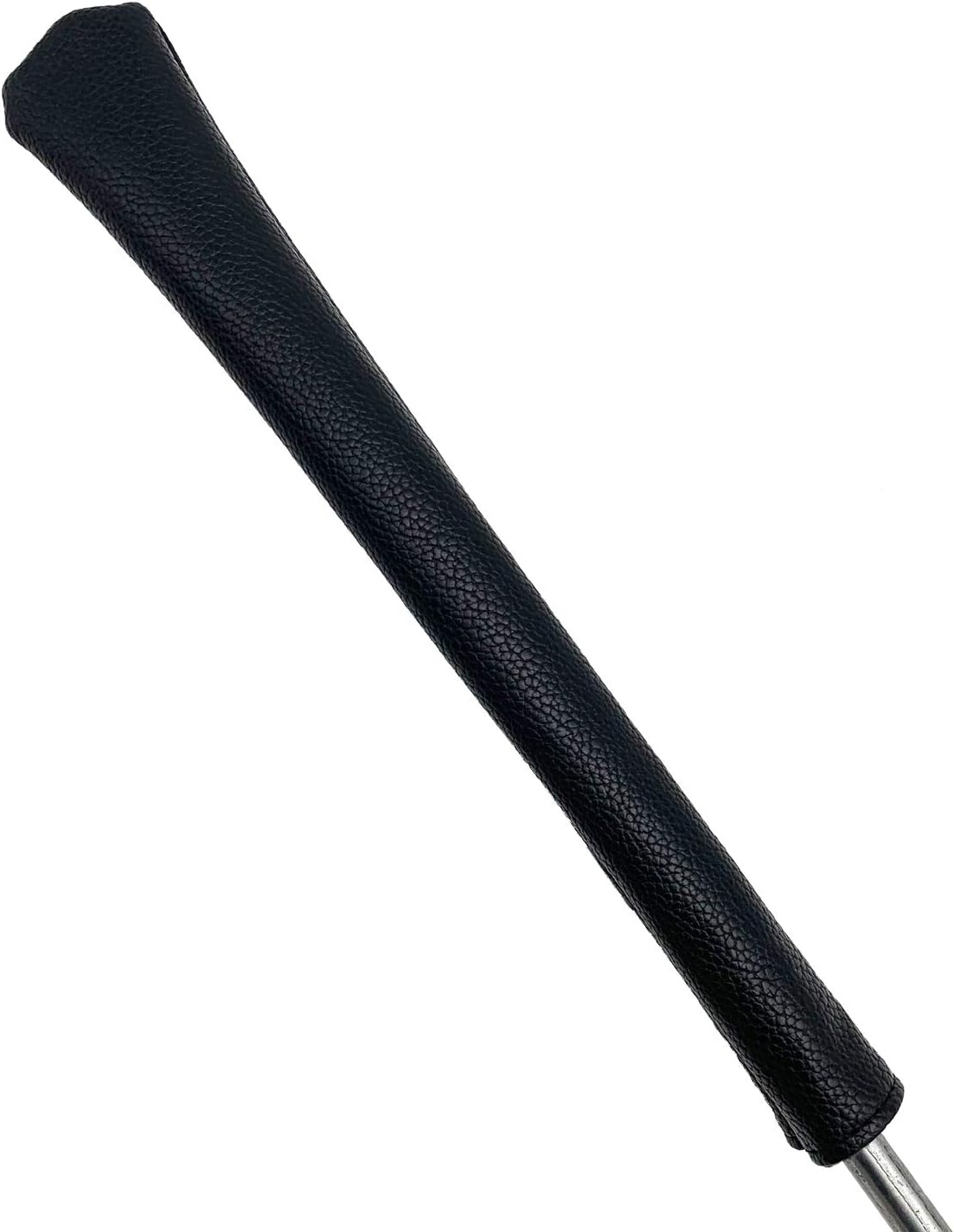 Wanty 14 inch Premium Leather Golf Alignment Stick Cover Case Holder with Liner Velvet, Can Holds at Least 2 Sticks