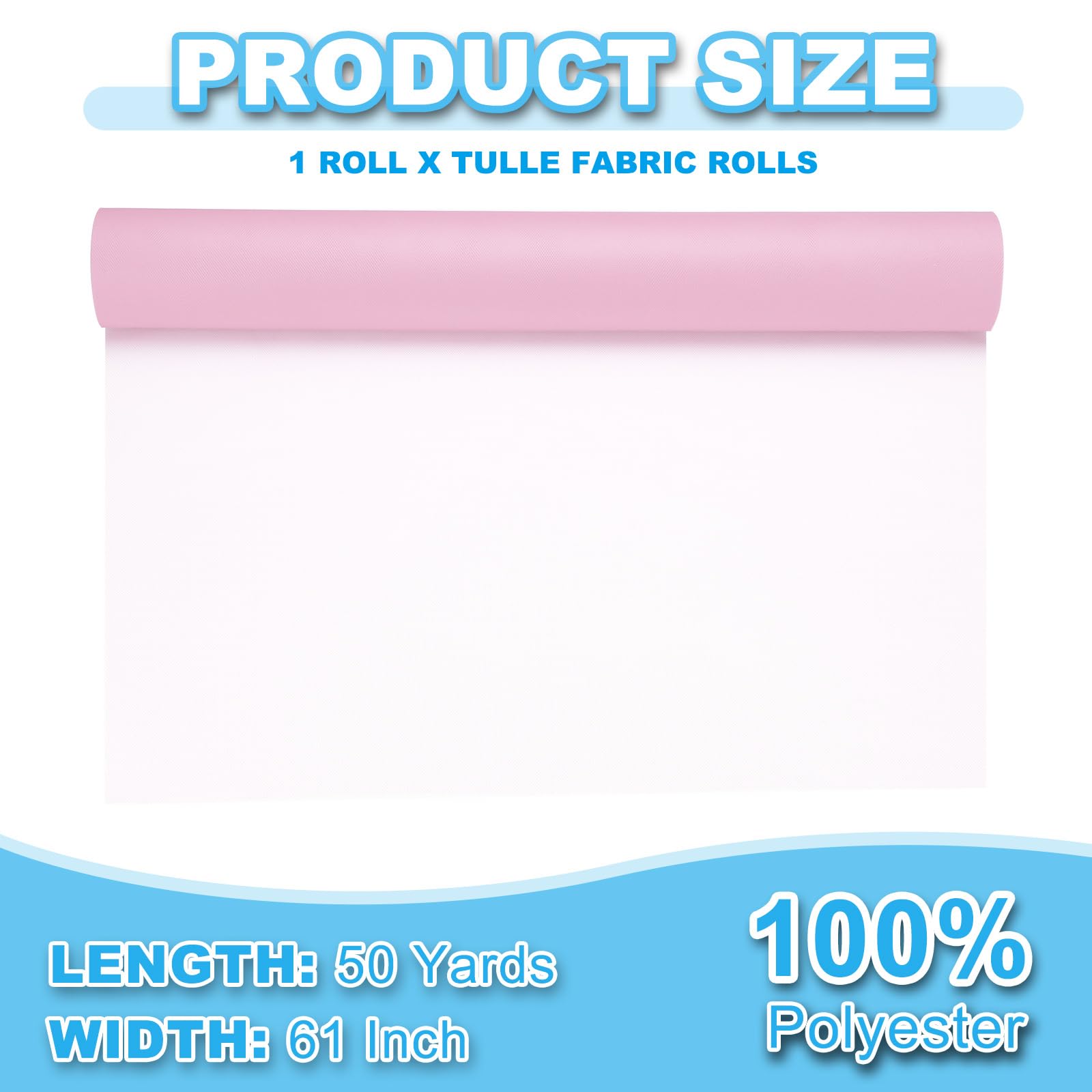 PATIKIL Tulle Fabric Rolls - Image 2