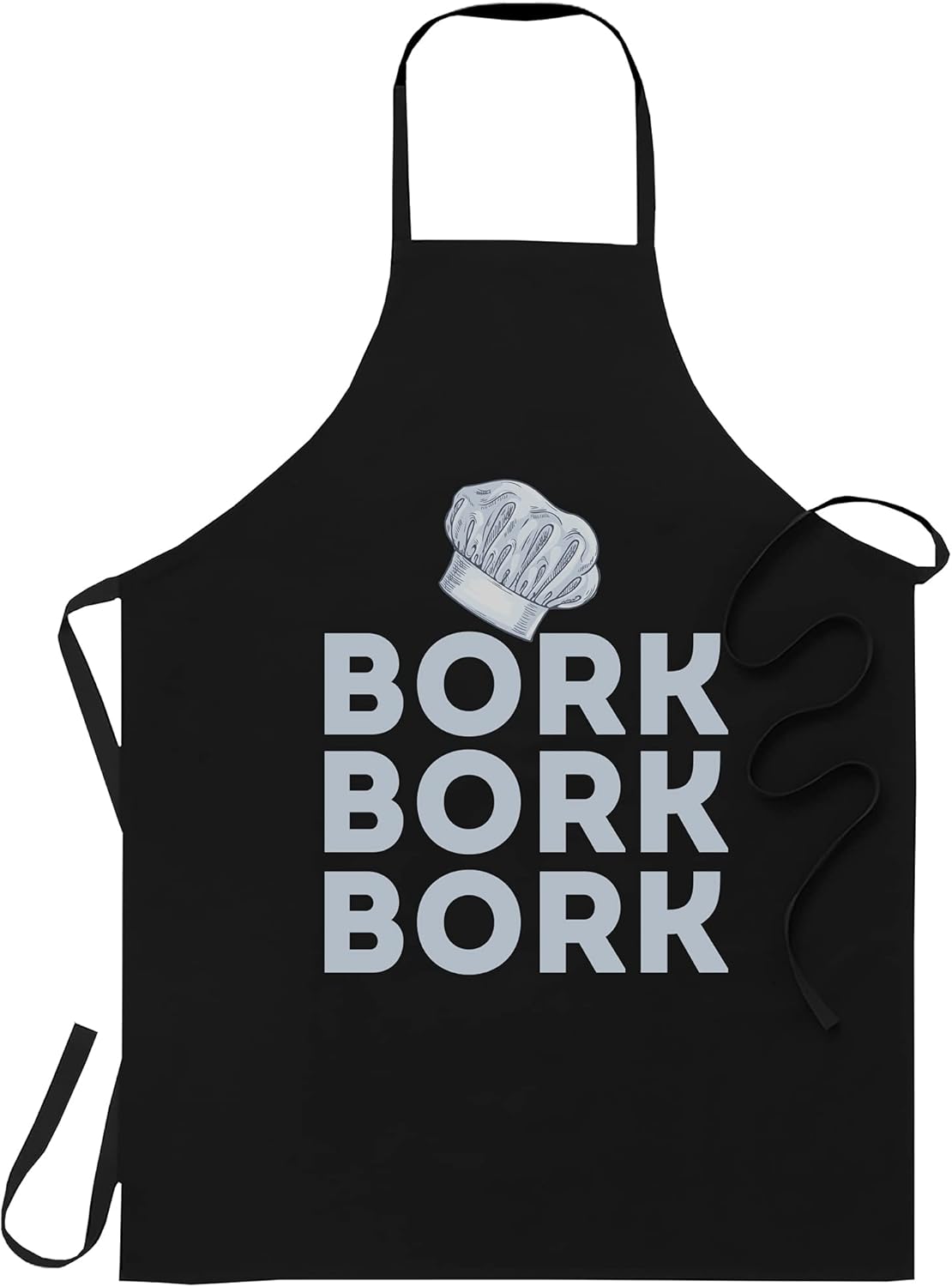 chef Cook ブラックエプロン - Bork Bork Bork Funny Swedish Chef Tシャツ ブラック ク