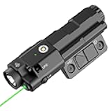 Flashlight Laser Sight Combo, TOUGHSOUL Max 1600 Lumen Rechargeable Green Laser Flashlight