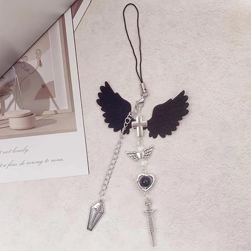 Miniatura 6 de Bonito dije estético Y2K para teléfono, accesorios para teléfono, cuerda para bolso, bolso, mochila, Airpods, colgantes, decoración