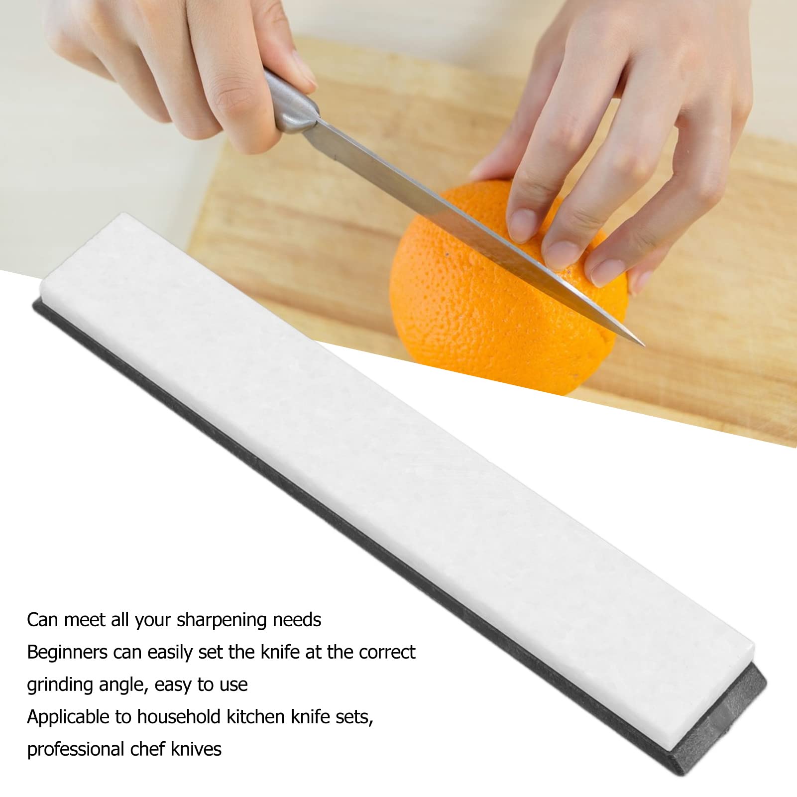 Knife Sharpening Stone, Natural Jade Sharpening Stone 8000 Grit Sharpener Stone Whetstone Stones Sharpening Tool White