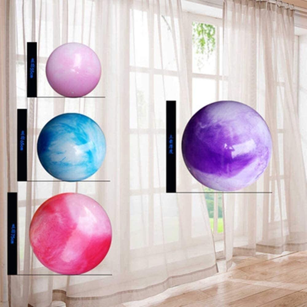 Pilates-Ball für Fitness, Balance-Training und Geburtshilfe mit Luftpumpe, Fitnessstudio & Heimbüro, 55 cm Stabilitäts-Yoga-Ball