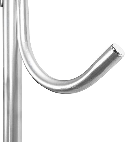 Miniatura 7 de Household Essentials Hinge-It Clutterbuster Steel Valet - Toallero familiar, color plateado