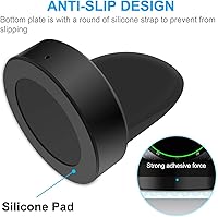 Vista 4 de Cargador compatible con Samsung Galaxy Watch de 1.654 in/1.811 in, base de carga mejorada para Galaxy SM-R800/R810/R815 cargador de reloj