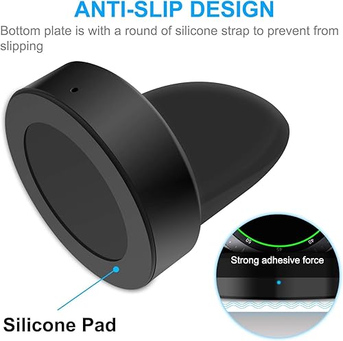 Miniatura 4 de Cargador compatible con Samsung Galaxy Watch de 1.654 in/1.811 in, base de carga mejorada para Galaxy SM-R800/R810/R815 cargador de reloj