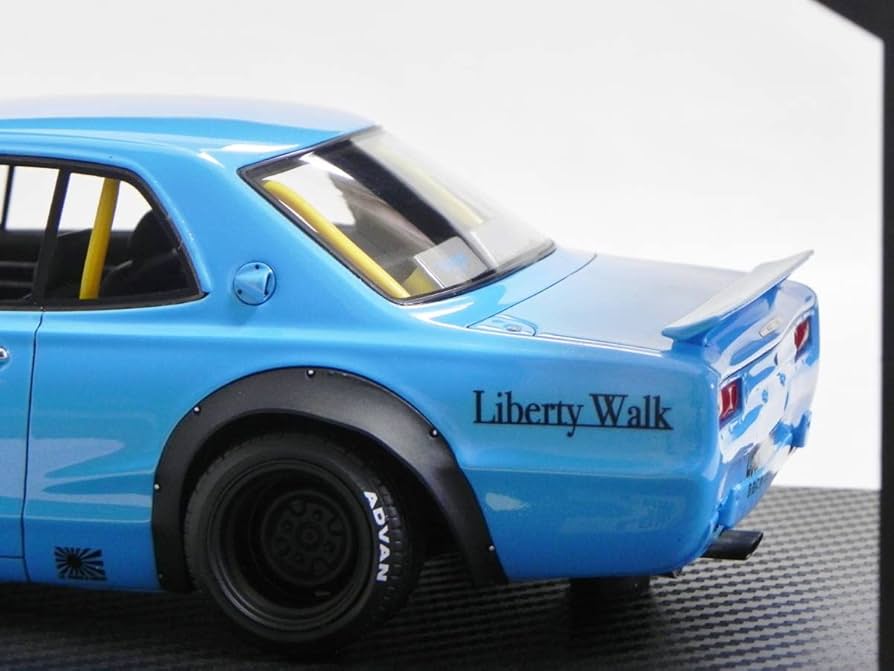 イグニッションモデル リバティーウォーク ハコスカ 1/43 Amazon | IG 2627 1/18 LB-WORKS Hakosuka 2Door Light Blue WEB