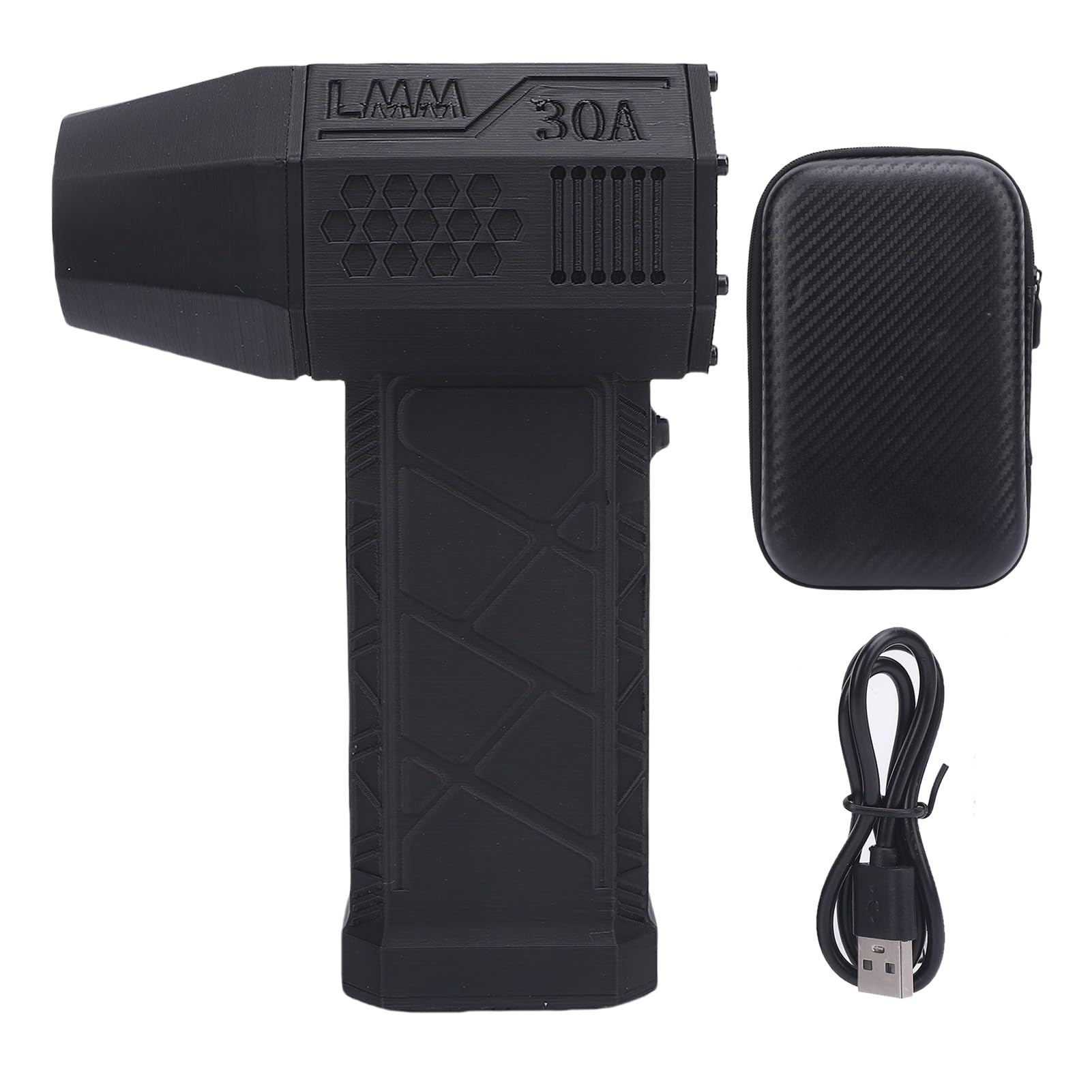 Aire Comprimido Duster, 130000 Rpm de Aire Eléctrico de Alta Velocidad con Motor sin Escobillas, Soplador de Aire Inalámbrico de Mano Recargable para PC, Teclado, Automóvil,