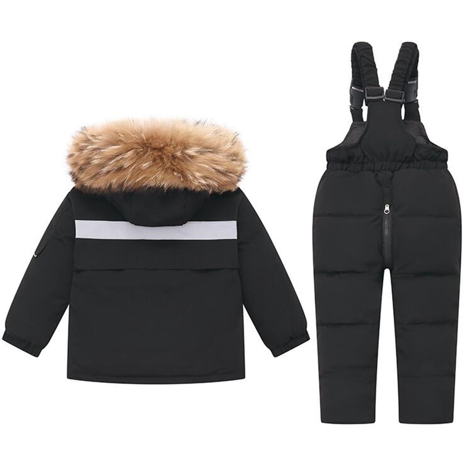 Jacke Jungen, Kleinkind Jungen Schneeanzug Mädchen Schnee Hose Jacke Lätzchen Winter Kinder Kleidung Mantel Set