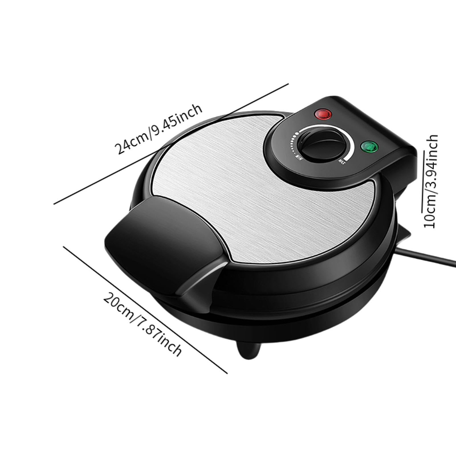 Macchina per Coni Waffle Antiaderente, Rotolo per Waffle, Macchina per Coni Waffle 1200W elettrica, teglia per Coni Gelato, Macchina per crêpe, utensile da Cucina per la Cottura.,