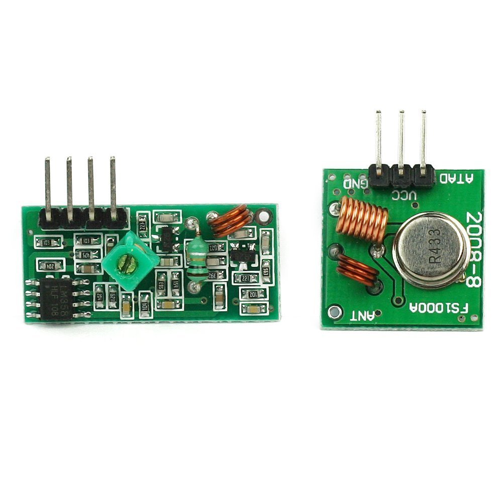Aihasd 5PCS Module Émetteur Récepteur 433MHz Sans Fil Pour Arduino - Kit Transmetteur Radio à Distance