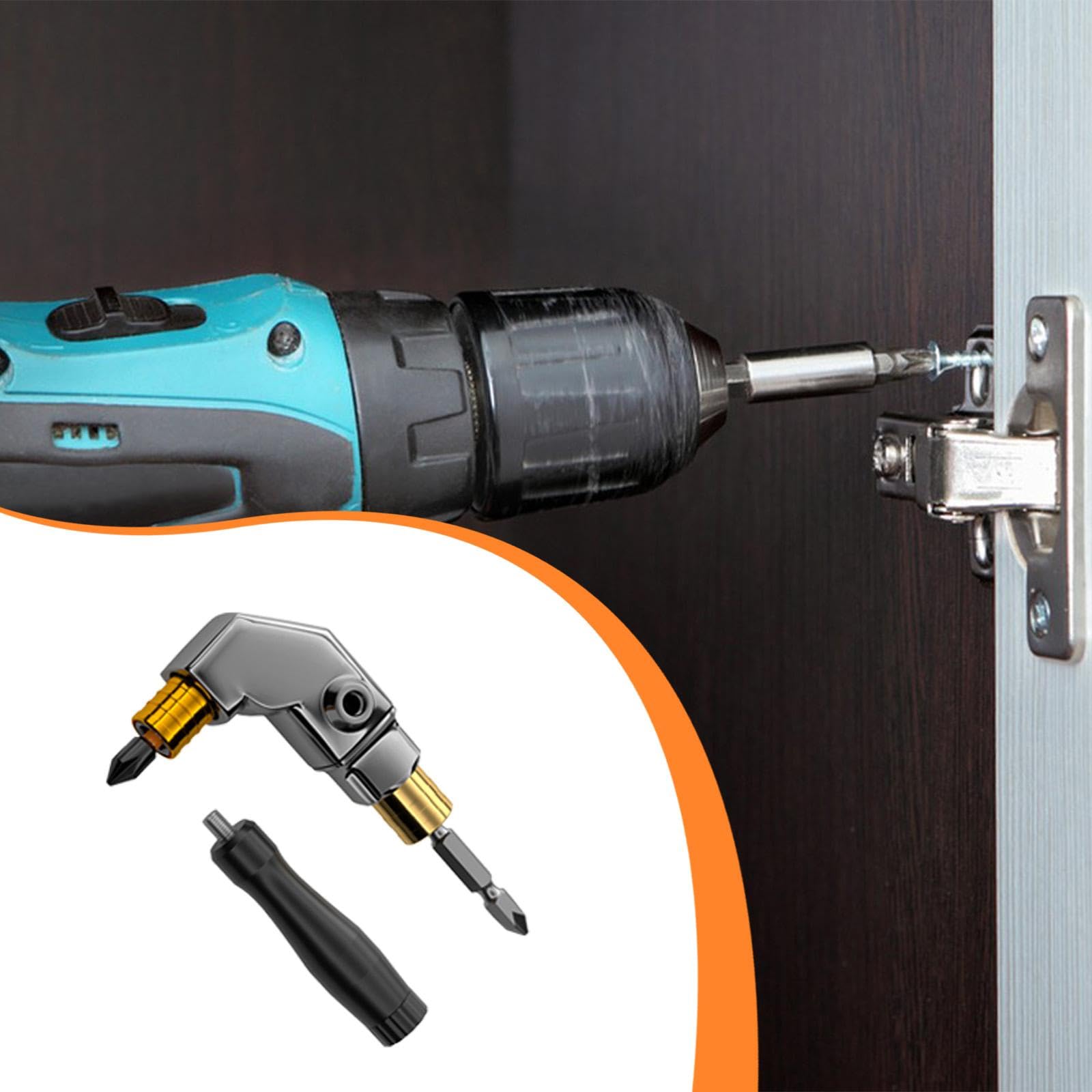 Adaptador de ángulo Recto para Taladro Eléctrico, Accesorio para Herramienta de Extensión, Pieza Convertidora, Acero de Alta Resistencia, Adecuado Par, S