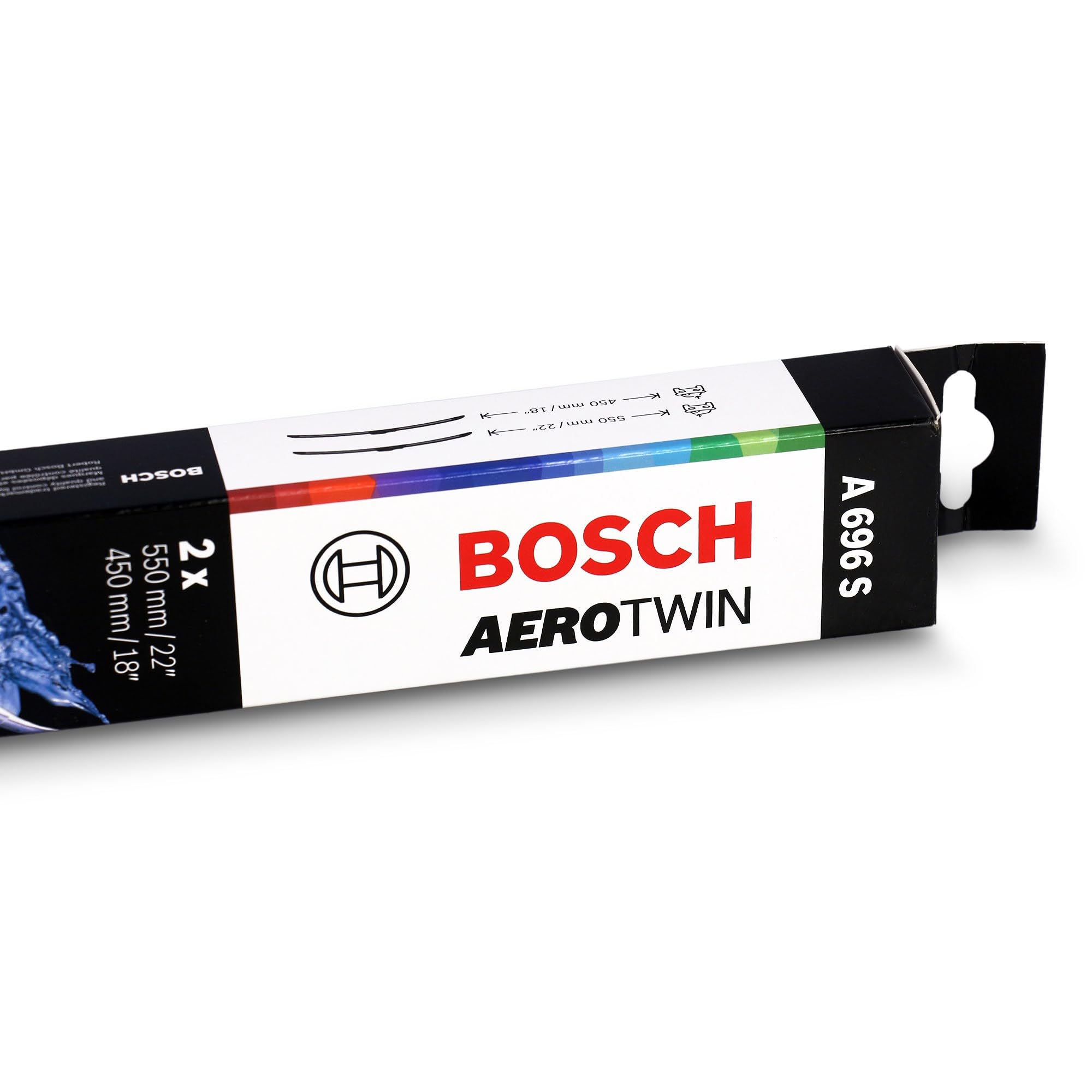 Amazon.com: BOSCH 3397007696 AeroTwin Wiper Blade Combo Pack - Set