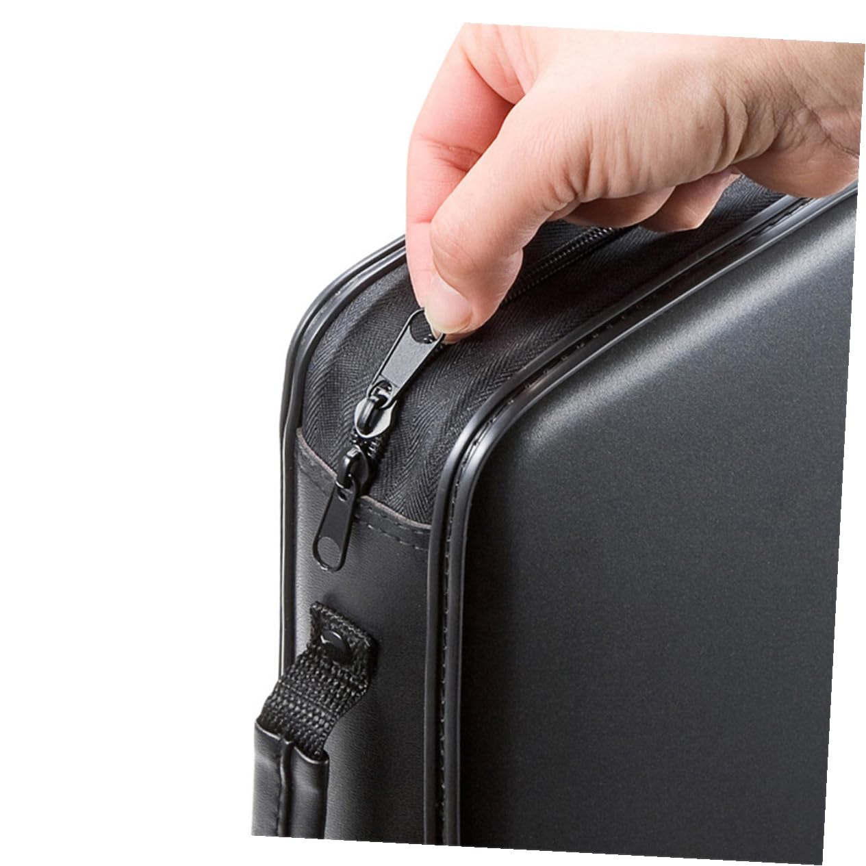 Gatuida Porta CD in Plastica Cerniera e Custodia per Dvd Portatile Contenitore per CD ad Alta Capacità e Leggero