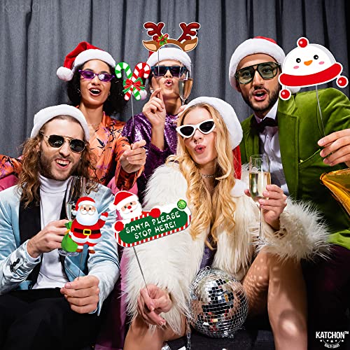 53 Pieces, Christmas Photo Booth Props - Christmas Props For Photoshoot | Christmas Props, Christmas Decorations | Holiday Photo Booth Props | Christmas Selfie Props | Christmas Props For Photography #TOP2