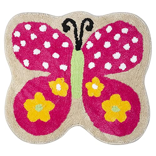 Image of Saral Home Microfiber Anti-Skid Bathmat -(Pink, 45X55 CM)