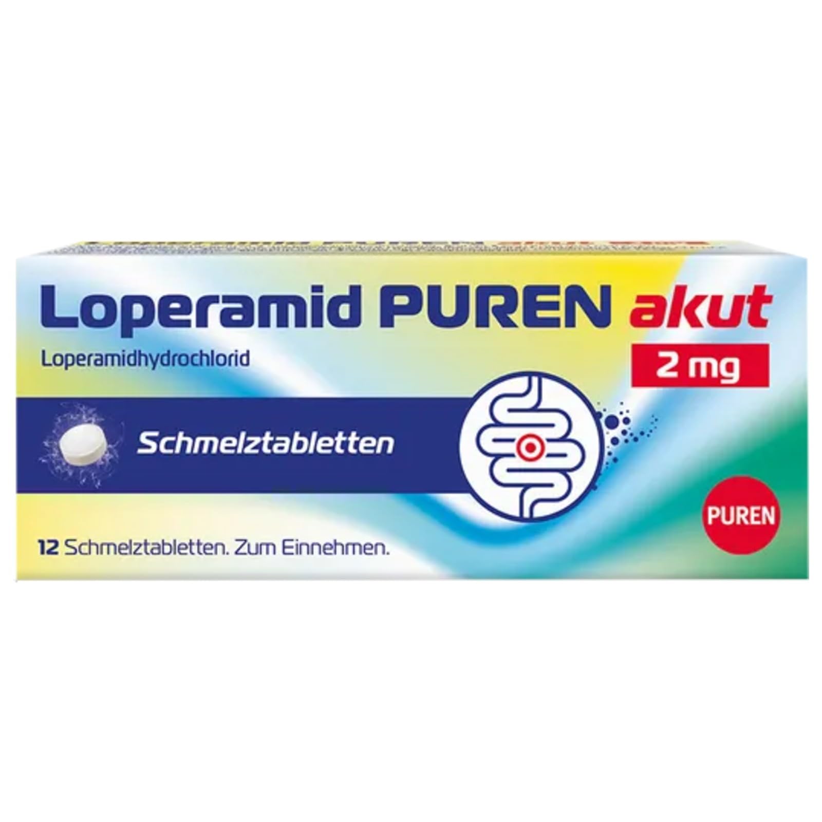 Loperamid PUREN akut Schmelztabletten – 12 Stück