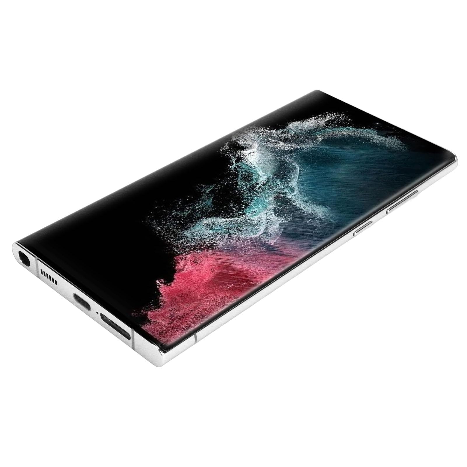 Naroote Schermo LCD Sostitutivo Touch Screen Digitizer per S22 Ultra, Grande luminosità e Risoluzione, Adatto per Professionisti della Riparazione del Telefono, Materiale AMOLED Dinamico 2X (SILVER)