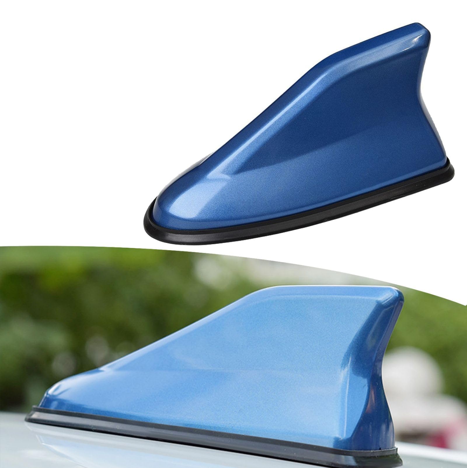 Antenne Aileron De Requin Noire Pour Peugeot 208 I 2012-2019 - Amélioration Signal FM/AM Et Design Sportif