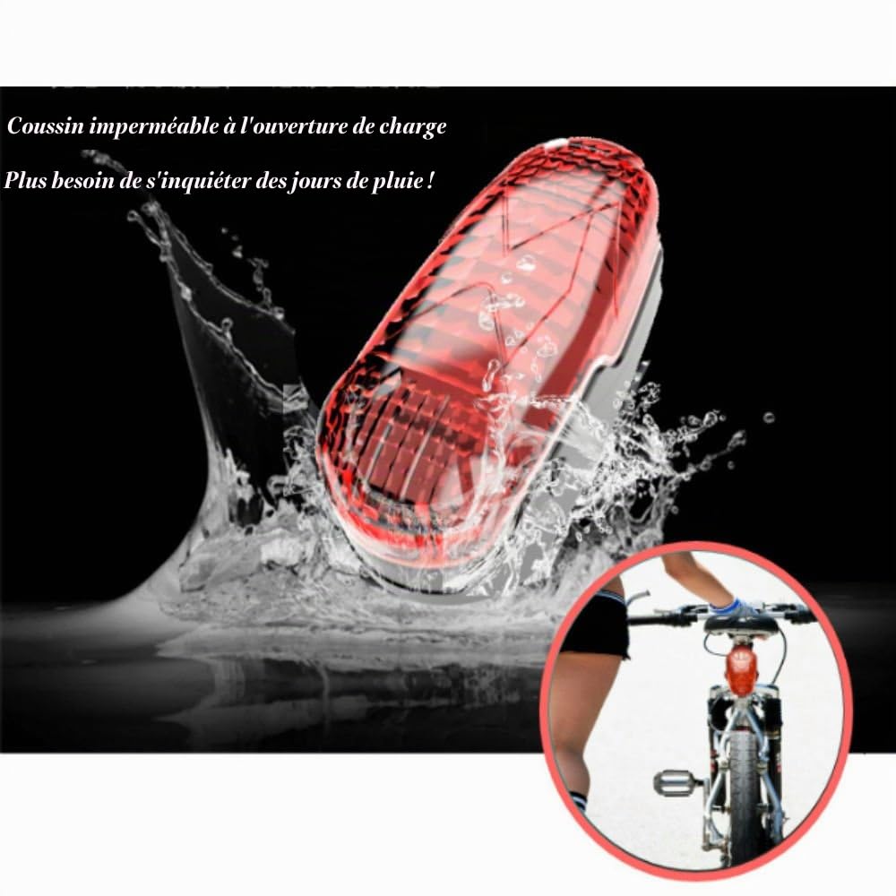 Traceur GPS vélo moto localisateur GPS sans abonnement étanche avec lumière LED