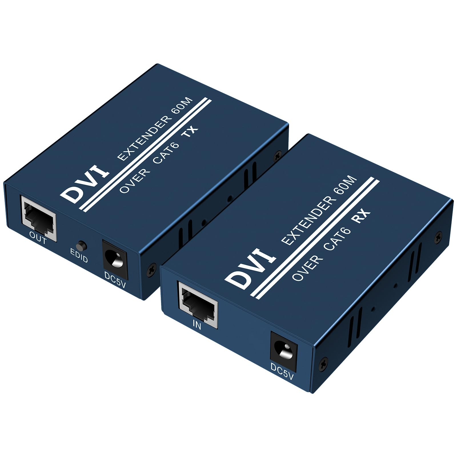 PC周辺機器 エクステンダー 60M LAN 延長器 EX60D DVI LAN 変換