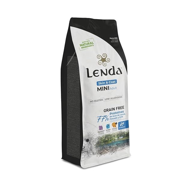 Lenda Hypoallergenic Mini Skin & Coat 2 kg - Pienso Hipoalergénico para Perros de Raza Pequeña con Alergias