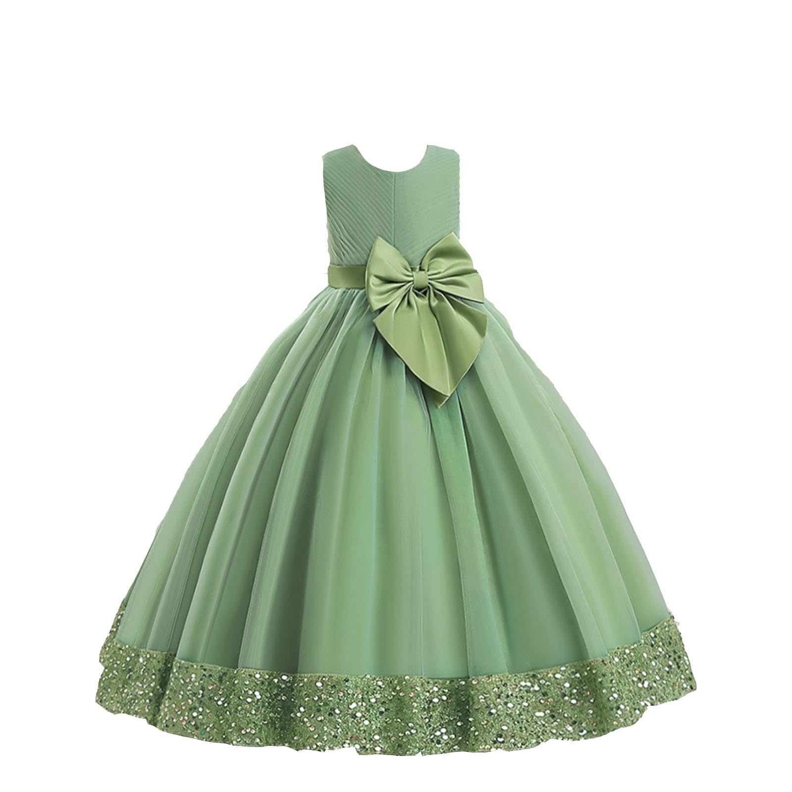 Elegant Kleider Mädchen Festlich Karneval Fasching Prinzessin Partykleider Mädchen Rundhals Ärmelloses Festival Freizeit Lässig Locker Bequeme