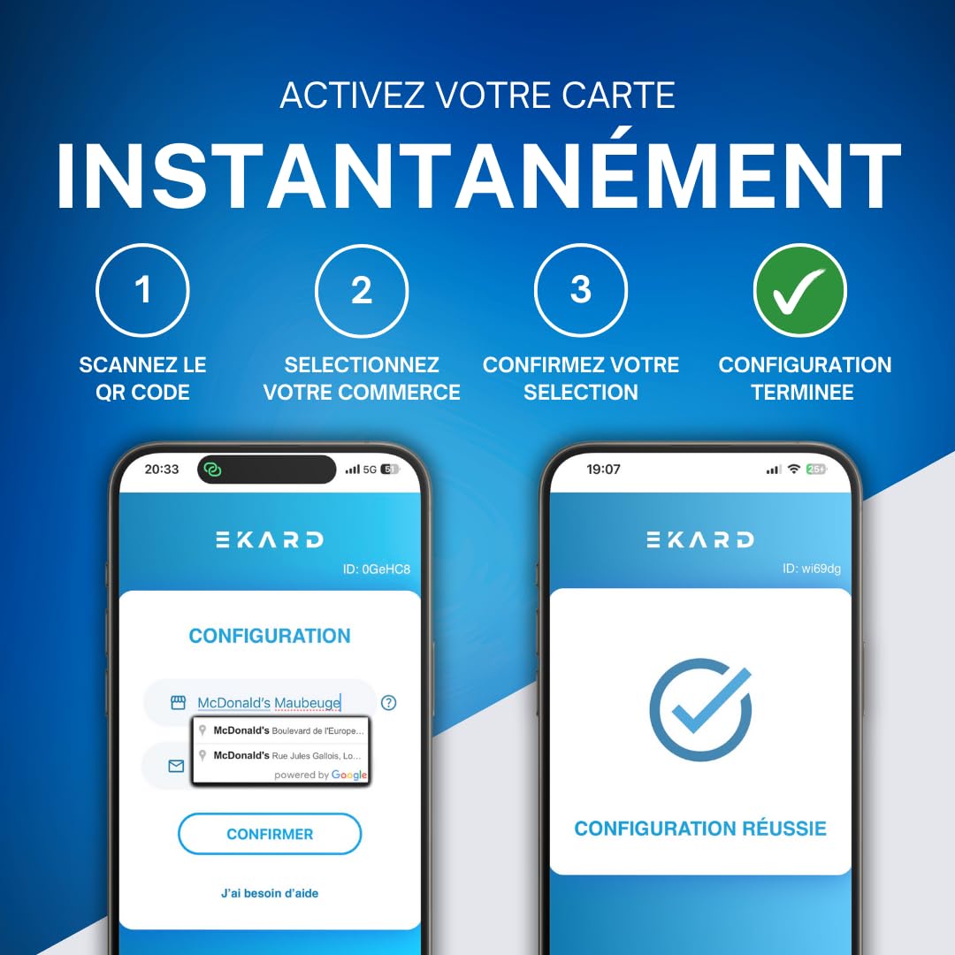 Scheda NFC + QR per raccogliere recensioni di Google | Set di 5 | Strumento di marketing locale | Compatibile con tutti gli smartphone | Facile installazione | Commercianti, Indipendenti, Negozi (5)