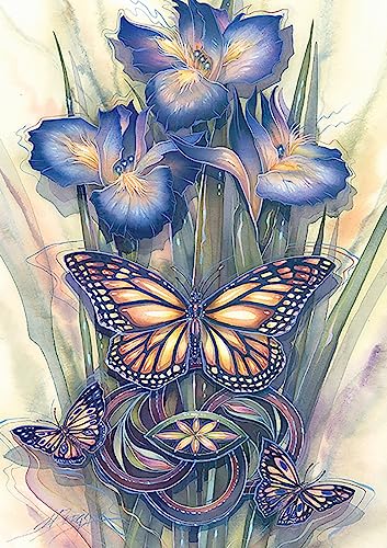 Drapeau papillons Toland Home Garden grand modèle résistant aux UV 71 x 101 cm