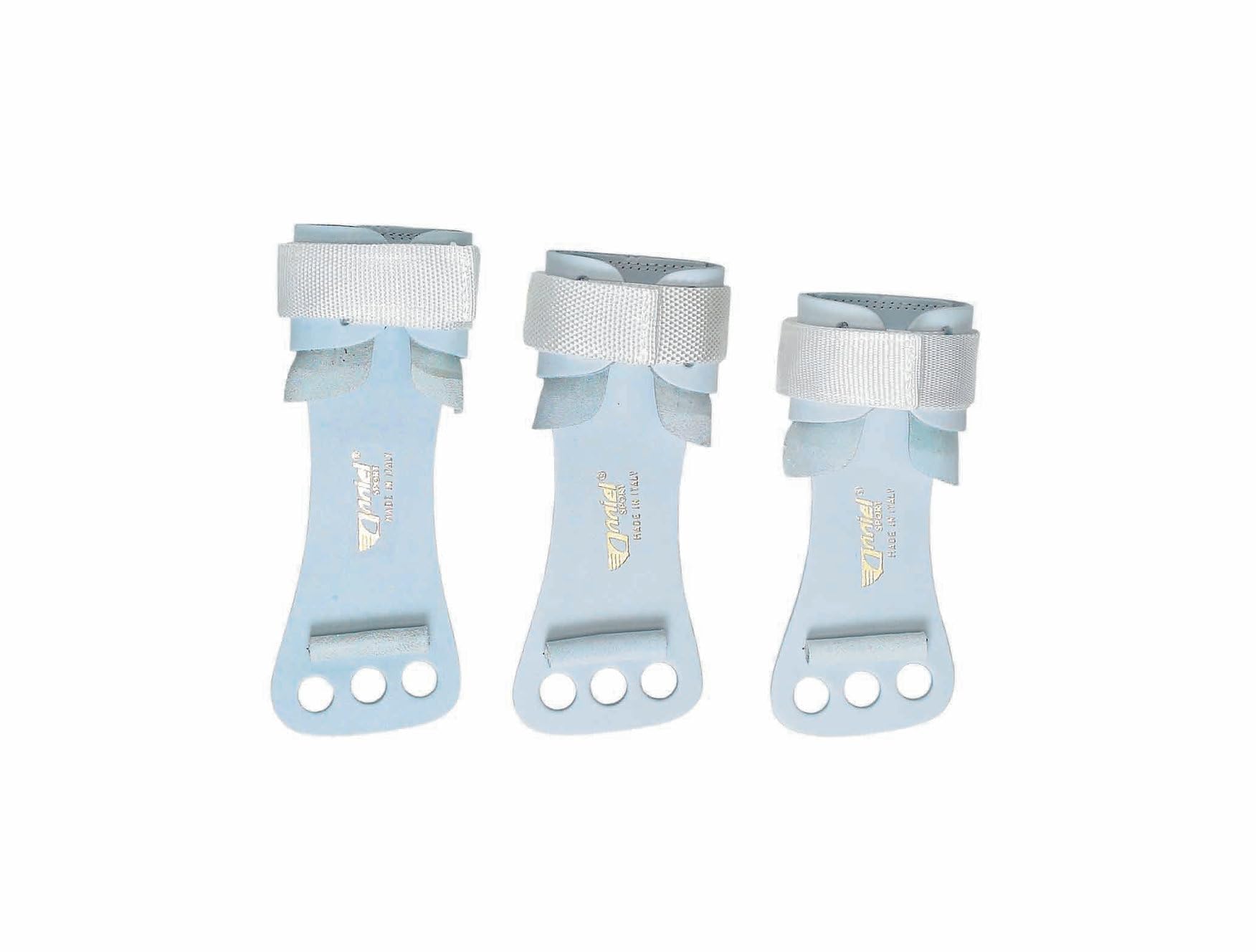 Anniel 2540 - Paracalli Ginnastica Artistica Professionali in Pelle per Sbarra, Chiusura con Fascia in Nylon e Velcro con Doppia Protezione sul Polso Taglie Disponibili: 18-20-21 cm