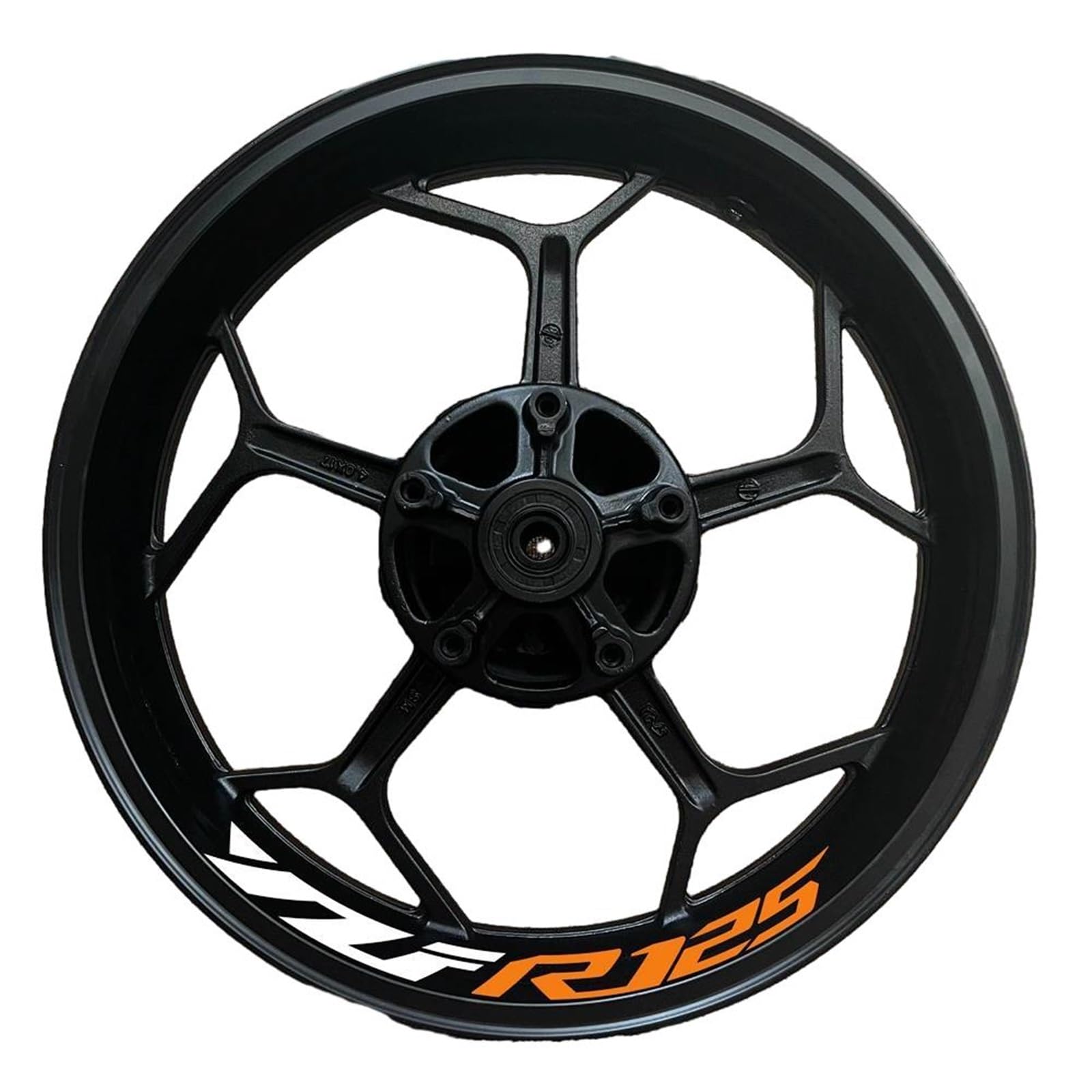 Applique for for YZF R125 for YZFR125 Motorcycle Wheel Hub Decals Decorative Stickers Reflective Stickers(8)