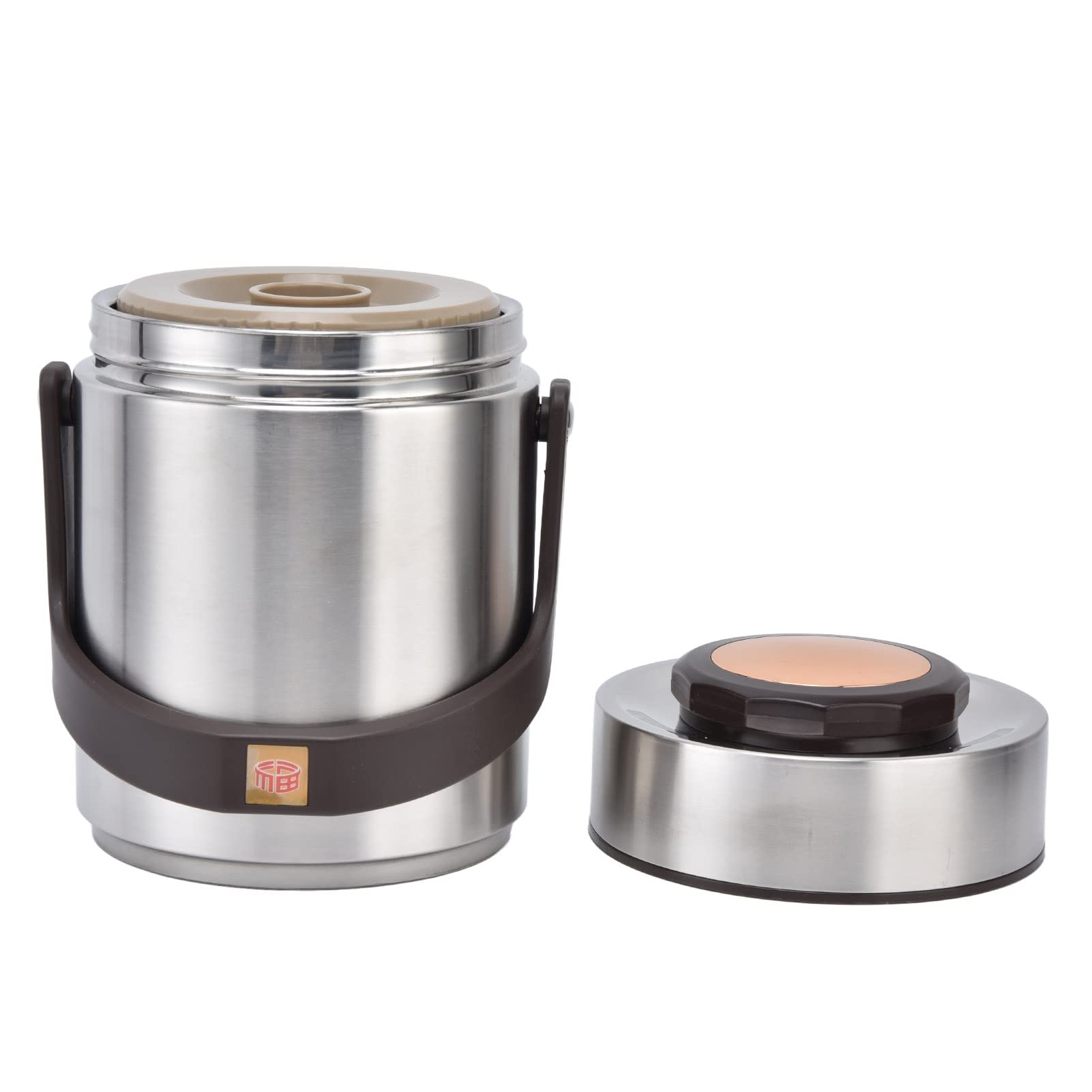 Rengue Portavivande Termico in Acciaio Inox 1500ml, Contenitore per Pranzo a Doppia Parete Sottovuoto con Coperchio Ermetico, per Lavoro Viaggi Picnic