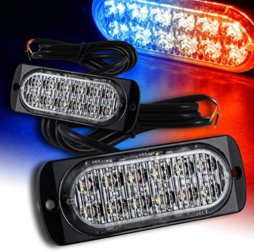 Miniatura 10 de Luces estroboscópicas LED de emergencia, 2 luces estroboscópicas de advertencia de emergencia de advertencia de luz estroboscópica de advertencia de