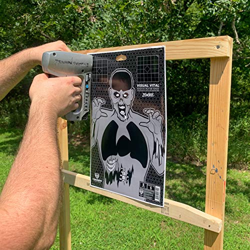 Visual Vital Zombie Splatter Target - 10-Pack - 14" X 9.5" - Firearms Targets - Rifle Target - Range Target - Gun - Reactive Targets For Shooting (Amzd-0900-00-002) #TOP2
